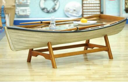 裝飾木船室內(nèi)景觀裝飾道具船